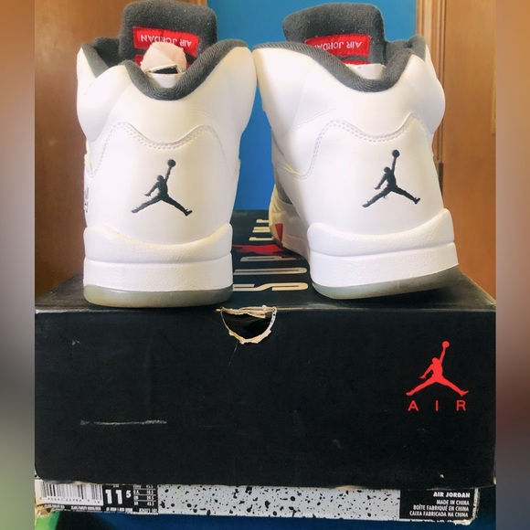 Supreme / Air Jordan 5 retro *Clean* Sz 11.5 men - Picture 4 of 10